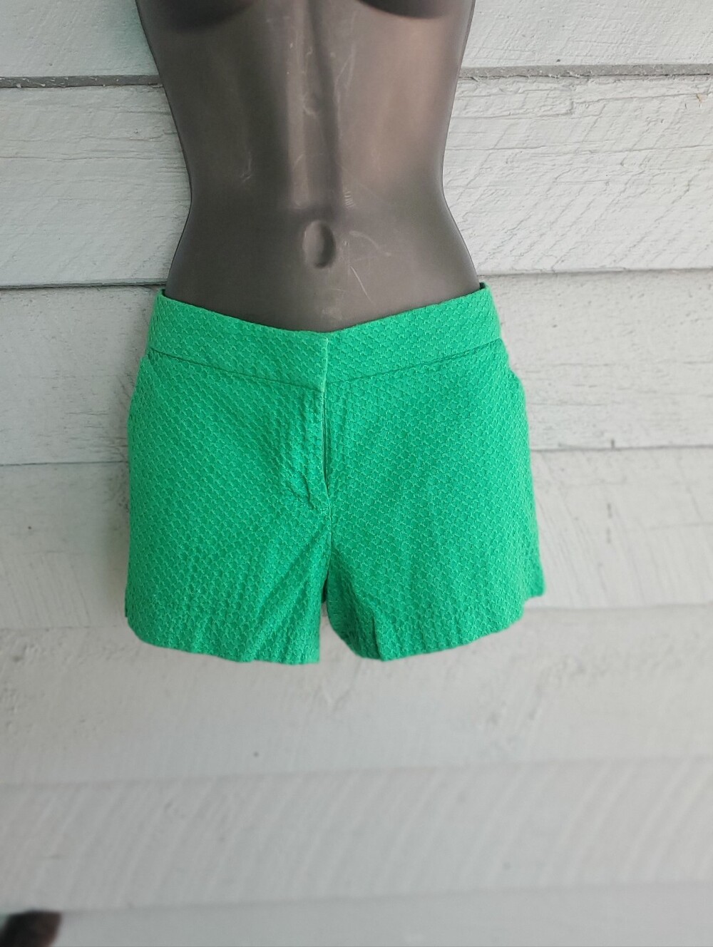 C. Wonder Emerald Green High Waist Textured Shorts